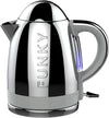 Chrome Funky Kettle and 4-Slice Funky Toaster Set