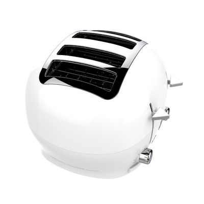 4-Slice White Funky Toaster