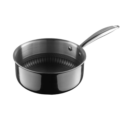 Funky Pro Cookware 16cm Tri-ply Saucepan, Pro-etched