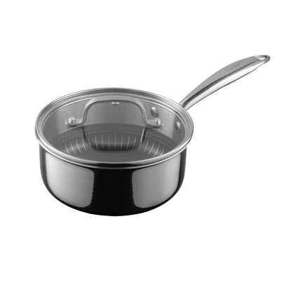 Funky Pro Cookware 16cm Tri-ply Saucepan, Pro-etched