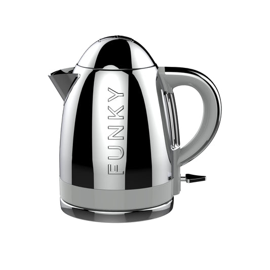 Chrome Funky Kettle