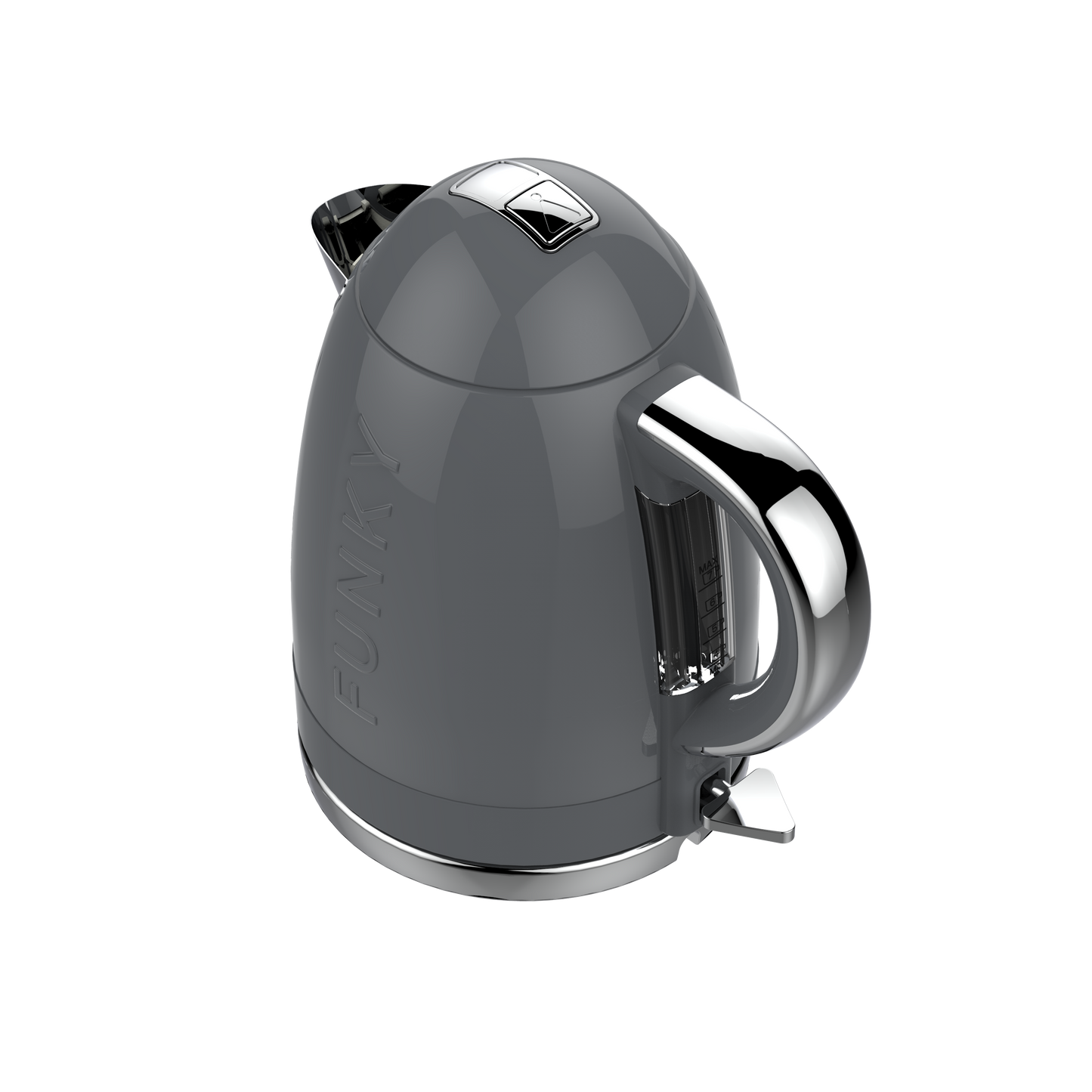 Grey Funky Kettle and 4-Slice Funky Toaster Set