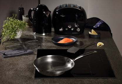 Funky Pro Cookware Tri-ply Frying Pan, 20cm Pro-etched