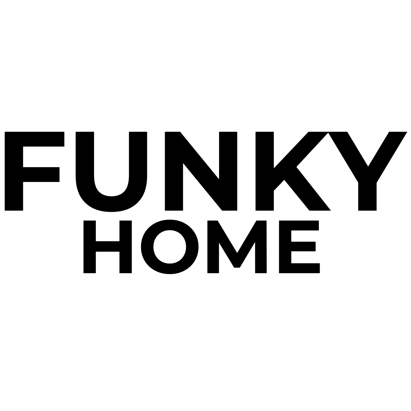 Funky Black Apron - White lettering