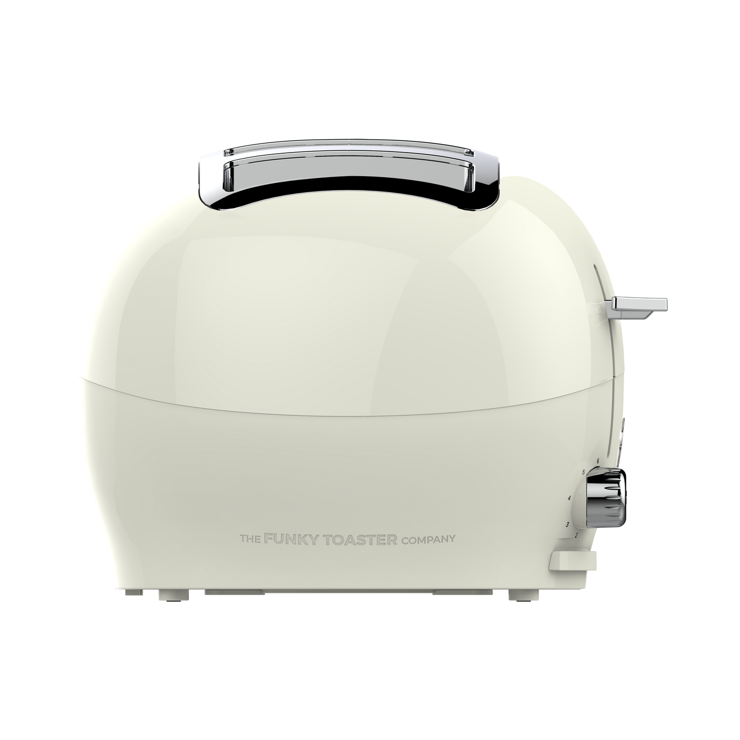 4-Slice Cream Funky Toaster