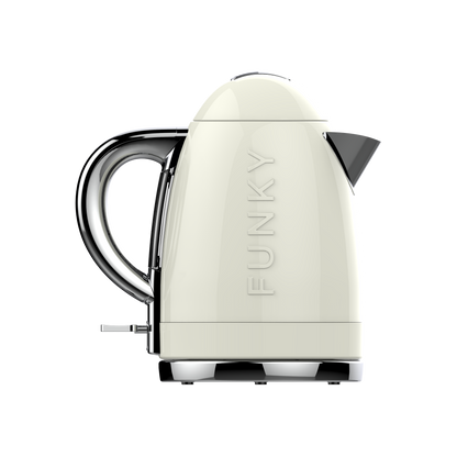 Cream Funky Kettle