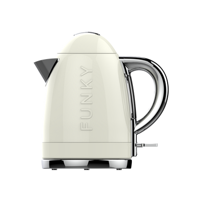 Cream Funky Kettle