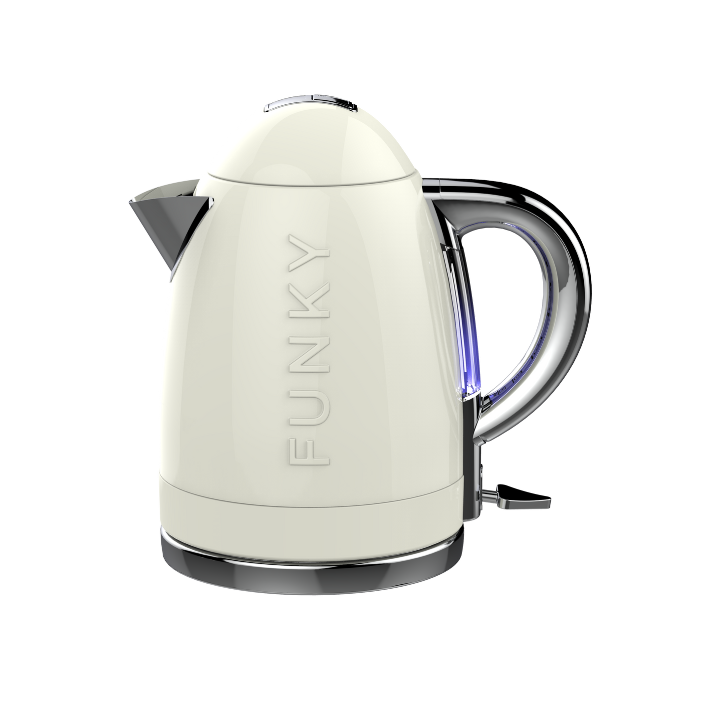 Cream Funky Kettle