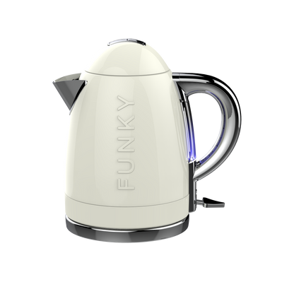 Cream Funky Kettle