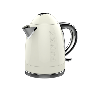 Cream Funky Kettle