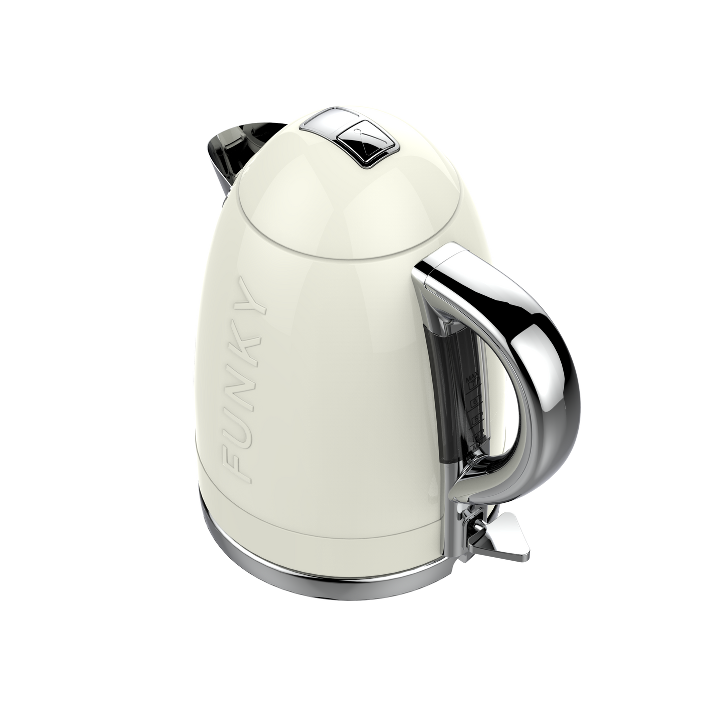 Cream Funky Kettle