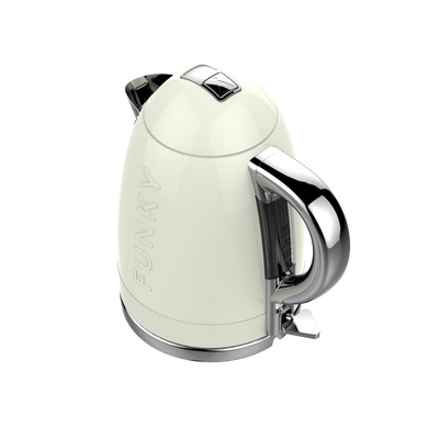 Cream Funky Kettle