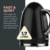 Black Funky Kettle and 4-Slice Funky Toaster Set