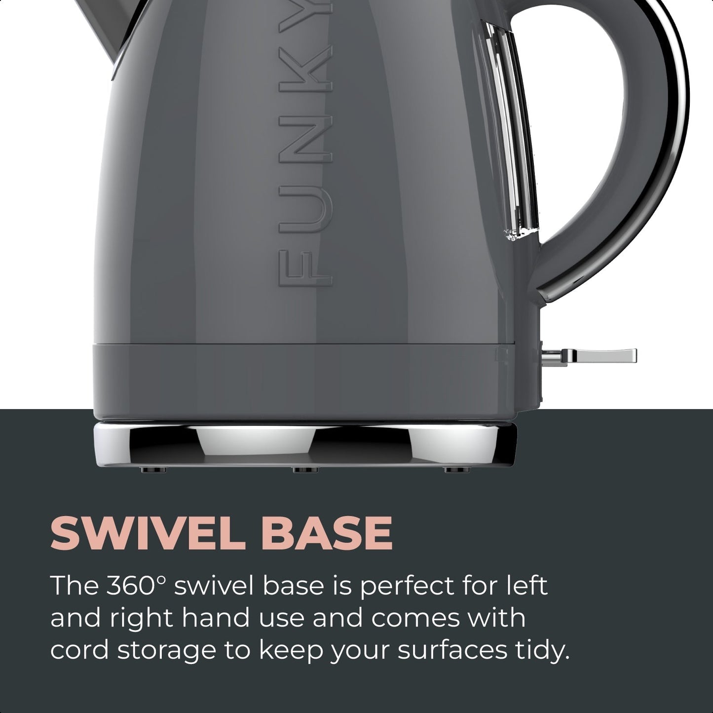 Grey Funky Kettle