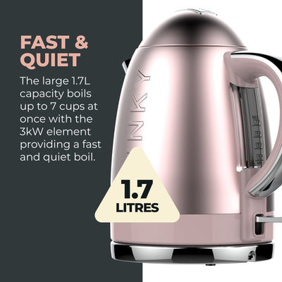 Rose Gold Pink Funky Kettle