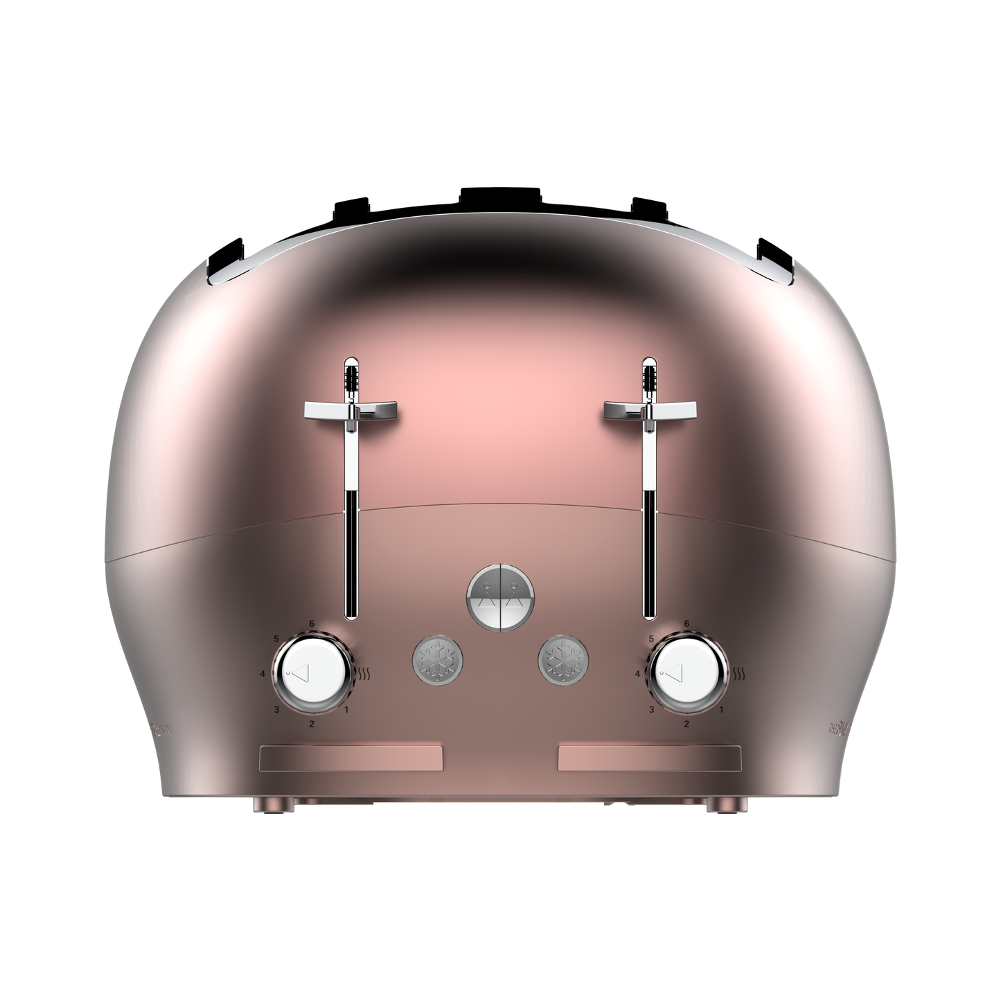 4-Slice Rose Gold Pink Funky Toaster