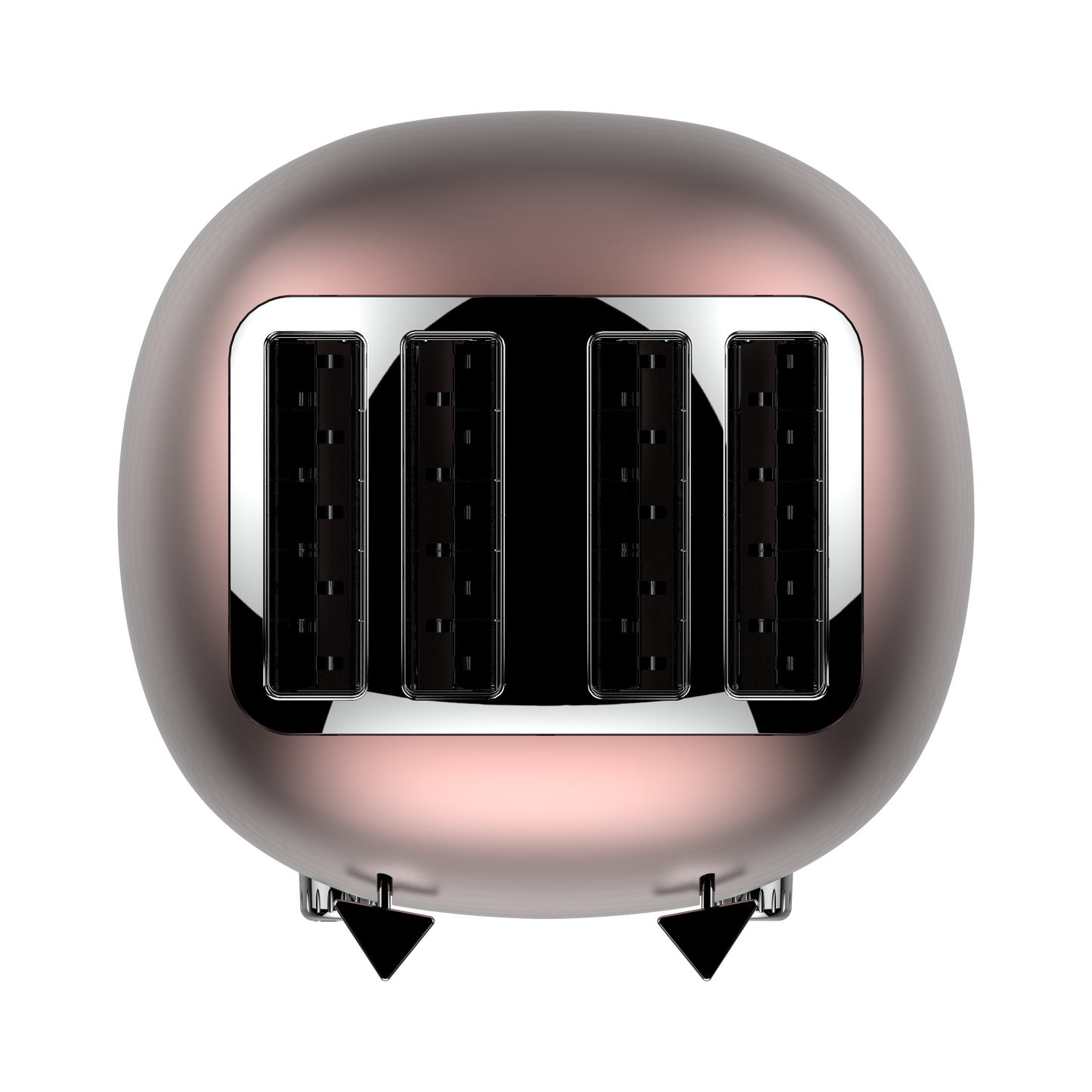 4-Slice Rose Gold Pink Funky Toaster