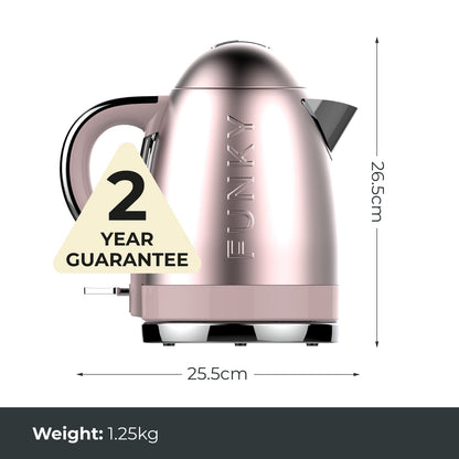 Rose Gold Pink Funky Kettle