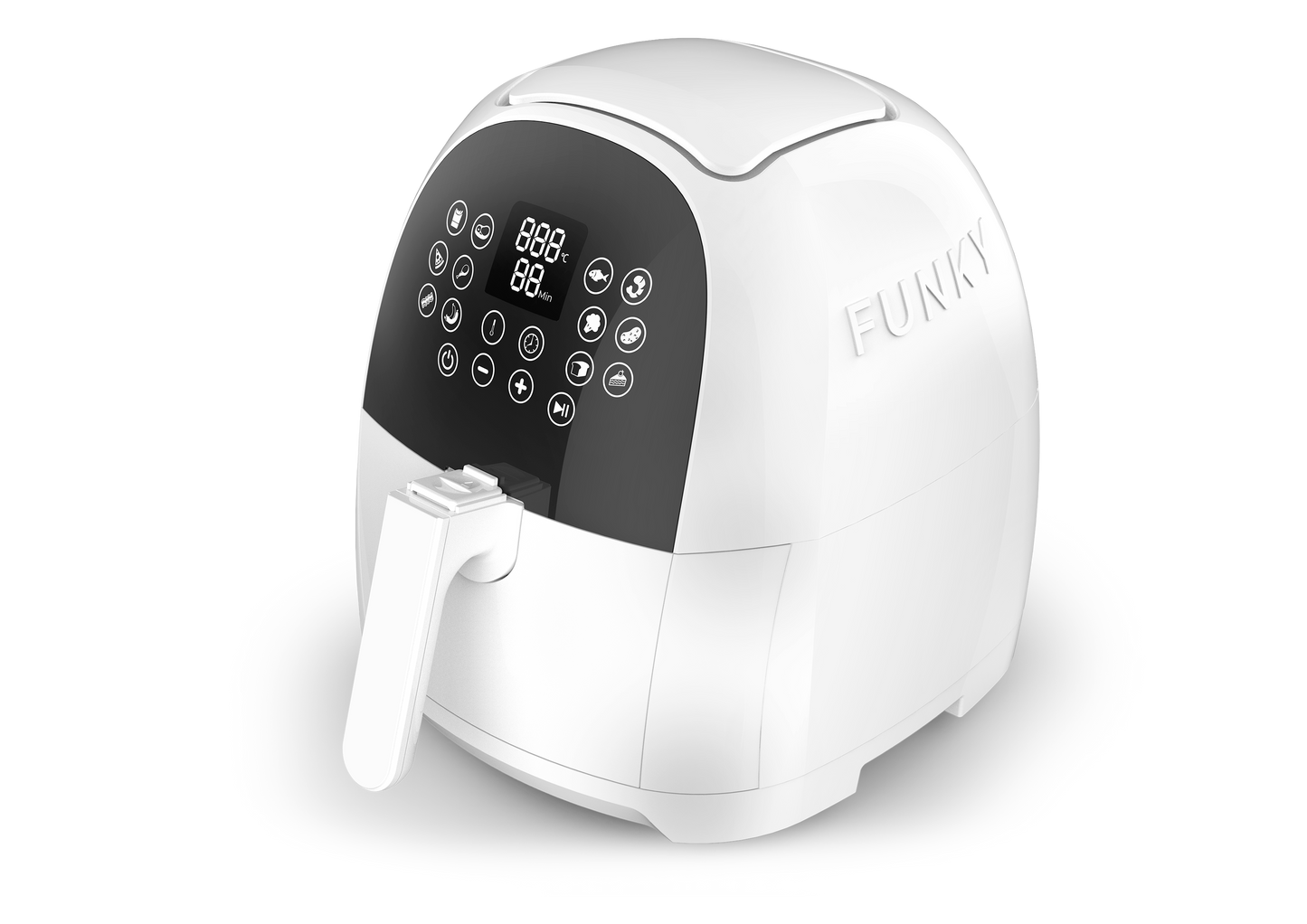 White Funky Air Fryer 5.5L