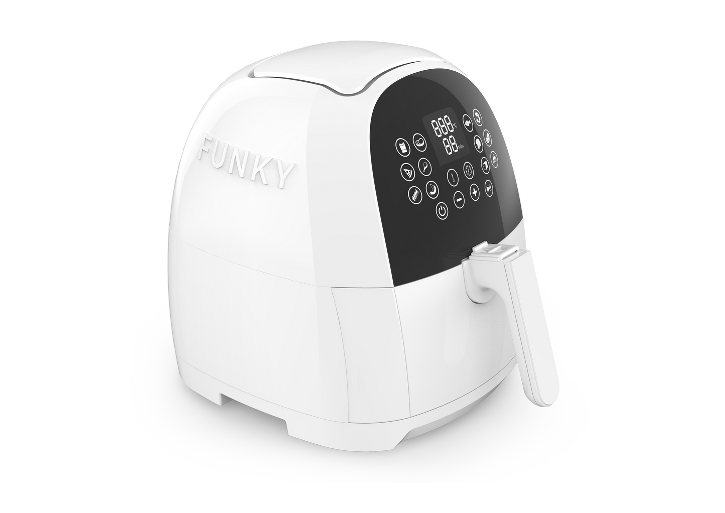 White Funky Air Fryer 5.5L