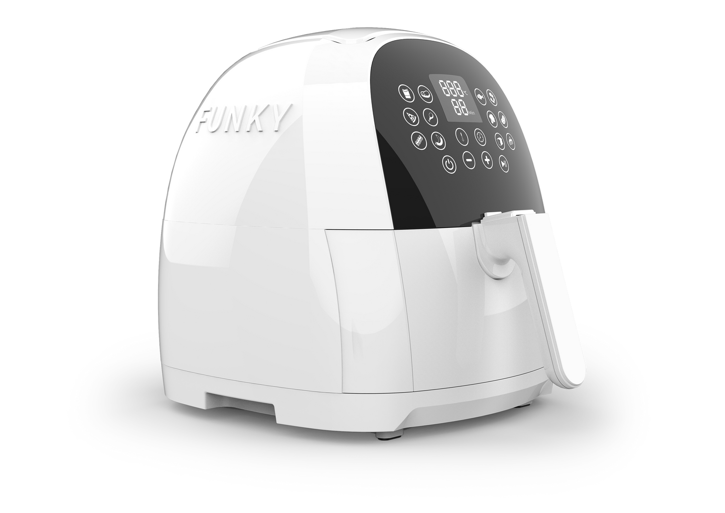 White Funky Air Fryer 5.5L