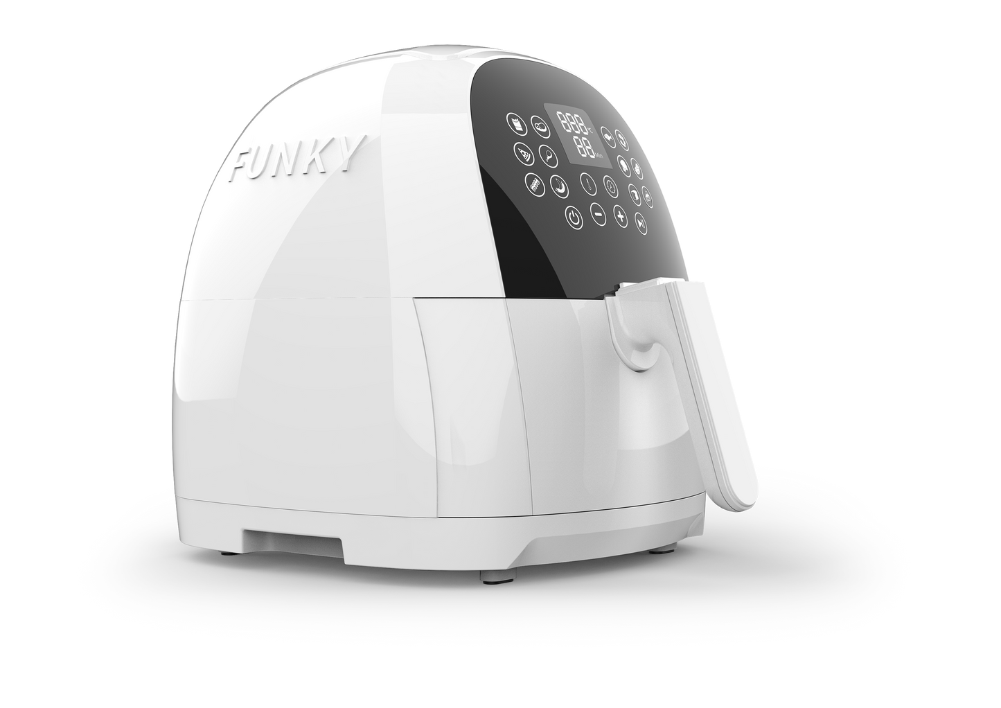 White Funky Air Fryer 5.5L