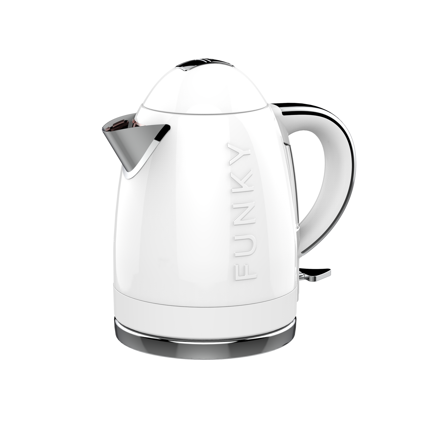 White Funky Kettle