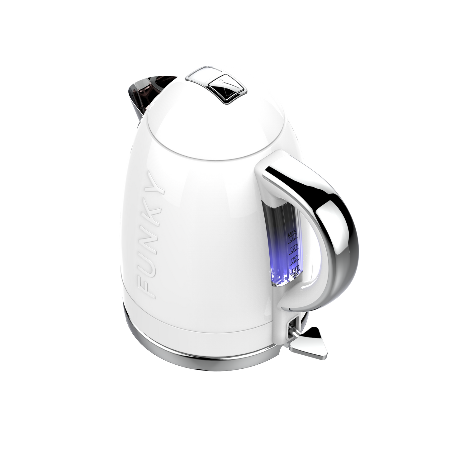 White Funky Kettle